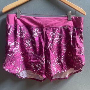 Patagonia Women's Nine Trails Running Shorts w/ Liner Drawstring Size Large VGUC